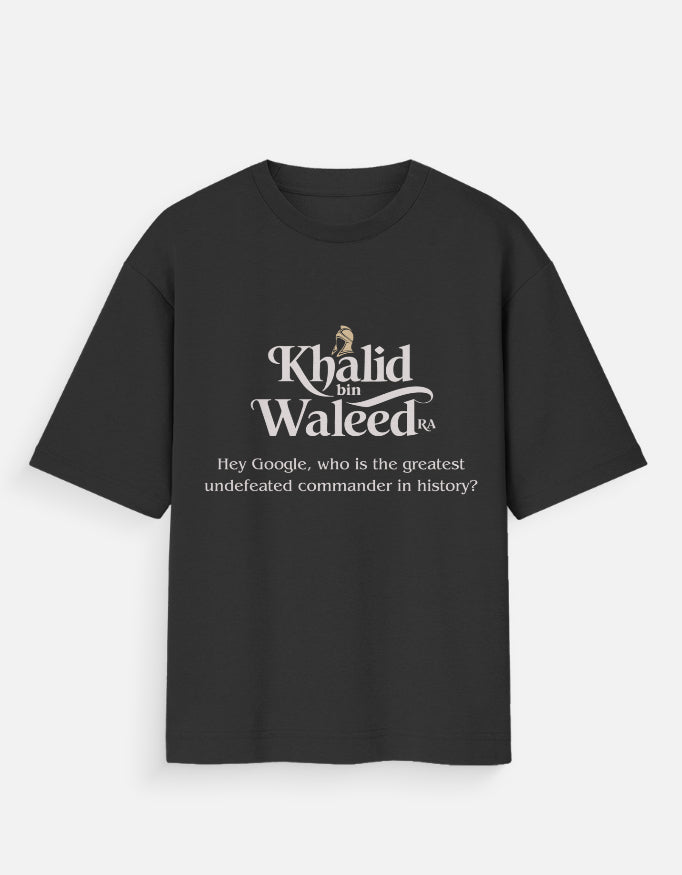 Oversized T-Shirt - Khalid RA, The Greatest Commander
