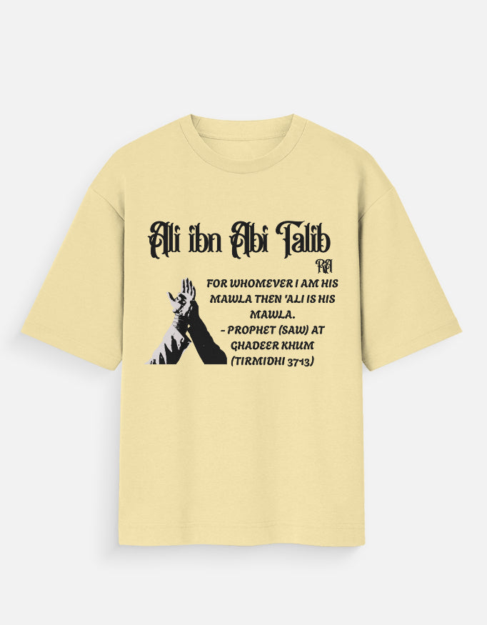 Oversized T shirt Maula Ali AS - Ghadeer e Khum