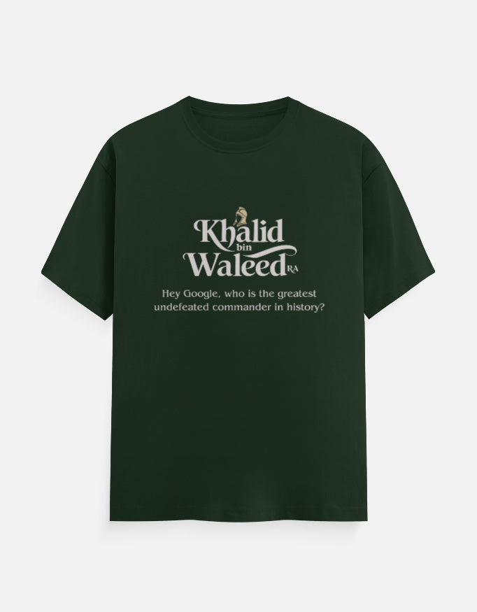 Classic Crew T-Shirt - Khalid RA, The Greatest Commander