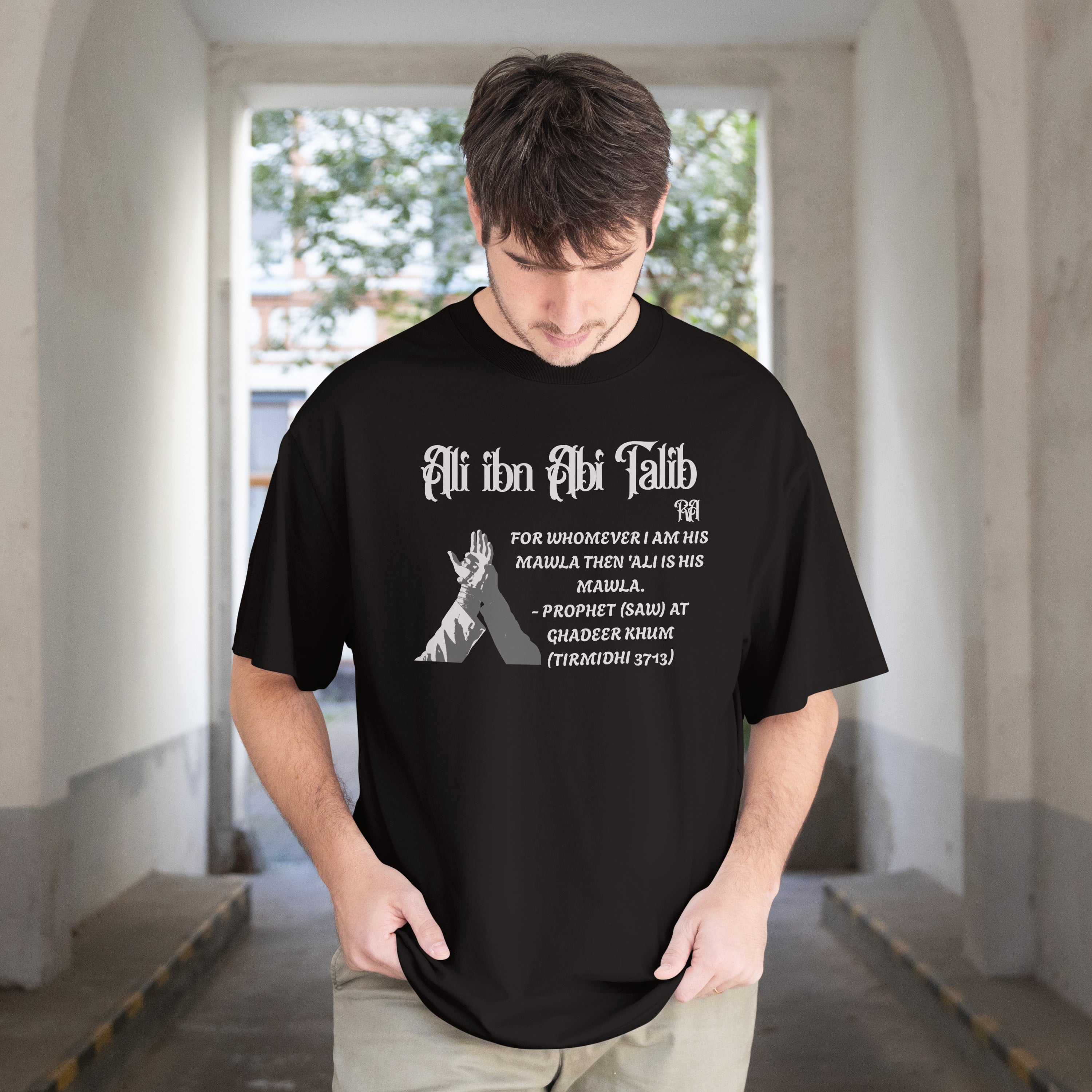 Oversized T shirt - Maula Ali Ghadeer e Khum